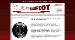 Desktop Screenshot of elektro-walbrodt.de
