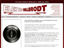 Tablet Screenshot of elektro-walbrodt.de